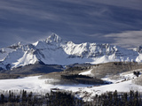 Mount Wilson in the Winter  Uncompahgre National Forest  Colorado  USA  North America