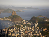 View of the Pao de Acucar (Sugar Loaf Mountain) and the Bay of Botafogo  Rio de Janeiro  Brazil