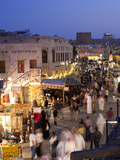 The Restored Souq Waqif with Mud Rendered Shops and Exposed Timber Beams  Doha  Qatar  Middle East