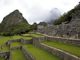 Agricultural Terraces  Machu Picchu  Peru  Lost City of Inca Rediscovered by Hiram Bingham in 1911