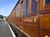 Vintage Lner Rolling Stock on Poppy Line  North Norfolk Railway  at Sheringham  Norfolk  England
