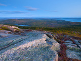 View from Cadillac Mountain  Acadia National Park  Mount Desert Island  Maine  New England  USA
