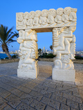 Sculpture of Fall of Jericho  Isaac's Sacrifice  Jacob's Dream  Hapisgah Gardens  Tel Aviv  Israel