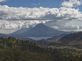 Atitlan Lake and Volcano  Guatemala  Central America