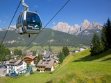 Cable Car  Pozza di Fassa  Fassa Valley  Trento Province  Trentino-Alto Adige/South Tyrol  Italy