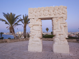 Sculpture of Fall of Jericho  Isaac's Sacrifice  Jacob's Dream  Hapisgah Gardens  Tel Aviv  Israel