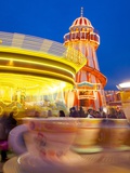 Helter Skelter  Goose Fair  Nottingham  Nottinghamshire  England  United Kingdom  Europe