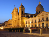 Duomo at Dusk  Noto  Sicily  Italy  Europe