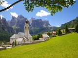 Church  Colfosco  Badia Valley  Bolzano Province  Trentino-Alto Adige  Italy  Europe