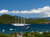 Star Clipper Sailing Cruse Ship  Le Bourg  Iles Des Saintes  Terre de Haut  French Caribbean