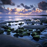 Sunset over Rock Pool  Strandhill  County Sligo  Connacht  Republic of Ireland  Europe