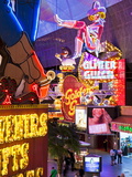 The Freemont Street Experience in Downtown Las Vegas  Las Vegas  Nevada  USA  North America
