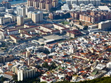 New and Old Gibraltar Town from on Top of the Rock  Gibraltar  Europe