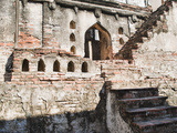 Ruins of Old Steps at King Narai's Palace  Lopburi  Thailand  Southeast Asia  Asia