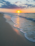 Sunset on the Tropical Island of Gili Trawangan  Gili Islands  Indonesia  Southeast Asia  Asia
