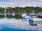 Lobster Fishing Boats  Boothbay Harbor  Maine  New England  United States of America  North America