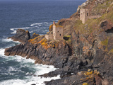 The Crown Engine Houses Near to Botallack  UNESCO World Heritage Site  Cornwall  England  UK