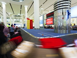 Baggage Carousel in Arrivals Hall  Terminal 3  Dubai Int'l Airport  Dubai  United Arab Emirates