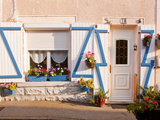 A Colourful Old Fisherman's House in Saint Vaast La Hougue  Cotentin Peninsula  Normandy  France