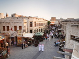The Restored Souq Waqif with Mud Rendered Shops and Exposed Timber Beams  Doha  Qatar  Middle East