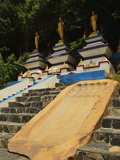 Buddha Footprint  Tiger Cave Temple (Wat Tham Suea)  Krabi Province  Thailand  Southeast Asia  Asia