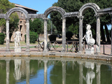 Hadrian's Villa  Canopus Canal  UNESCO World Heritage Site  Tivoli  Rome  Lazio  Italy  Europe