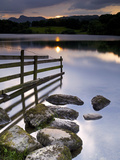 Loughrigg Tarn  Lake District National Park  Cumbria  England  United Kingdom  Europe