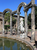 Hadrian's Villa  Canopus Canal  UNESCO World Heritage Site  Tivoli  Rome  Lazio  Italy  Europe