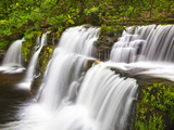 Sgwd y Pannwr Waterfall  Brecon Beacons  Wales  United Kingdom  Europe