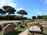 Ruins of Ostia Antica  Rome  Lazio  Italy  Europe