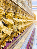 Guardian Statues at Temple of Emerald Buddha (Wat Phra Kaew)  Grand Palace  Bangkok  Thailand