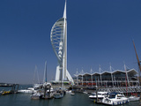 Spinnaker Tower from Gunwharf  Portsmouth  Hampshire  England  United Kingdom  Europe