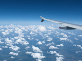 Aerial View over Ukraine and Belarus from Commercial Flight to Kiev  Ukraine  Europe