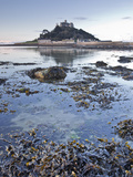 St Michael's Mount Near to Marazion at Dawn  Cornwall  England  United Kingdom  Europe