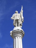 Christopher Columbus Statue  Plaza Colon  Old San Juan  San Juan  Puerto Rico  West Indies  USA