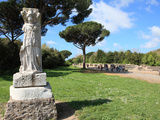 Statue  Ostia Antica  Rome  Lazio  Italy  Europe