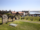 The Setting of Anne Bronte's Grave on Castle Hill  Scarborough  Yorkshire  England