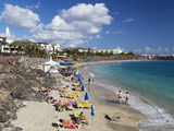 Beach View  Playa Blanca  Lanzarote  Canary Islands  Spain  Atlantic  Europe