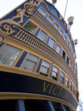 Admiral Nelson's Ship  Hms Victory  Portsmouth Historic Docks  Portsmouth  Hampshire  England  UK