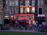 Rembrandtplein at Dusk  Amsterdam  Holland  Europe