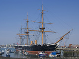 HMS Warrior  1st Armour-Plated Iron-Hulled Warship  Built for Royal Navy 1860  Portsmouth  England