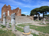 Roman Forum  Ostia Antica  Rome  Lazio  Italy  Europe