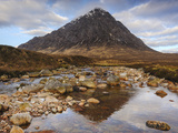 Buachaille Etive Mor and the River Coupall  Glen Etive  Rannoch Moor  Western Highlands  Scotland