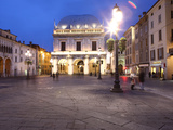 Piazza della Loggia at Dusk  Brescia  Lombardy  Italy  Europe