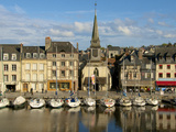 Naval Museum in Ancient Saint Etienne Church  Quay Along Vieux Bassin  Honfleur  Calvados  France