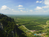View from Top of Tiger Cave Temple (Wat Tham Suea)  Krabi Province  Thailand  Southeast Asia  Asia