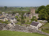 Hartington Village and Church  Peak District  Derbyshire  England  United Kingdom  Europe