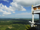 View from Top of Tiger Cave Temple (Wat Tham Suea)  Krabi Province  Thailand  Southeast Asia  Asia