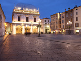 Piazza della Loggia at Dusk  Brescia  Lombardy  Italy  Europe