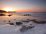 Dawn on Kennack Sands on the Lizard Peninsula in Cornwall  England  United Kingdom  Europe